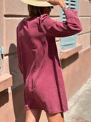 Henriette dress - Burgundy