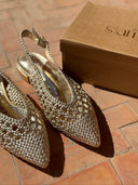 SlingBack Salma - Doré