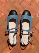 SlingBack Maria - Jeans