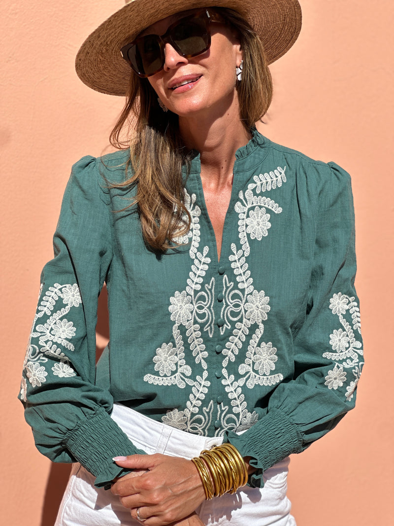 Loïca Blouse - Green