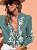 Chemisier Loïca - Vert