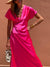 Robe Longue Ariella - Fuchsia