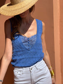 Débardeur Agathe - Majorelle