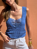 Débardeur Agathe - Majorelle