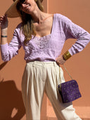 Maille Agathe - Violet