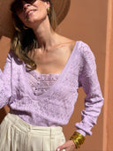 Maille Agathe - Violet