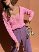 Maille Agathe - Fuchsia