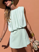 Freya Jumpsuit - Water Green