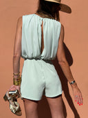 Freya Jumpsuit - Water Green