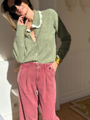 Livia Jeans - Burgundy