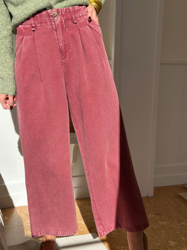 Livia jeans (burgundy)