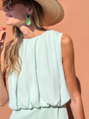 Freya Jumpsuit - Water Green