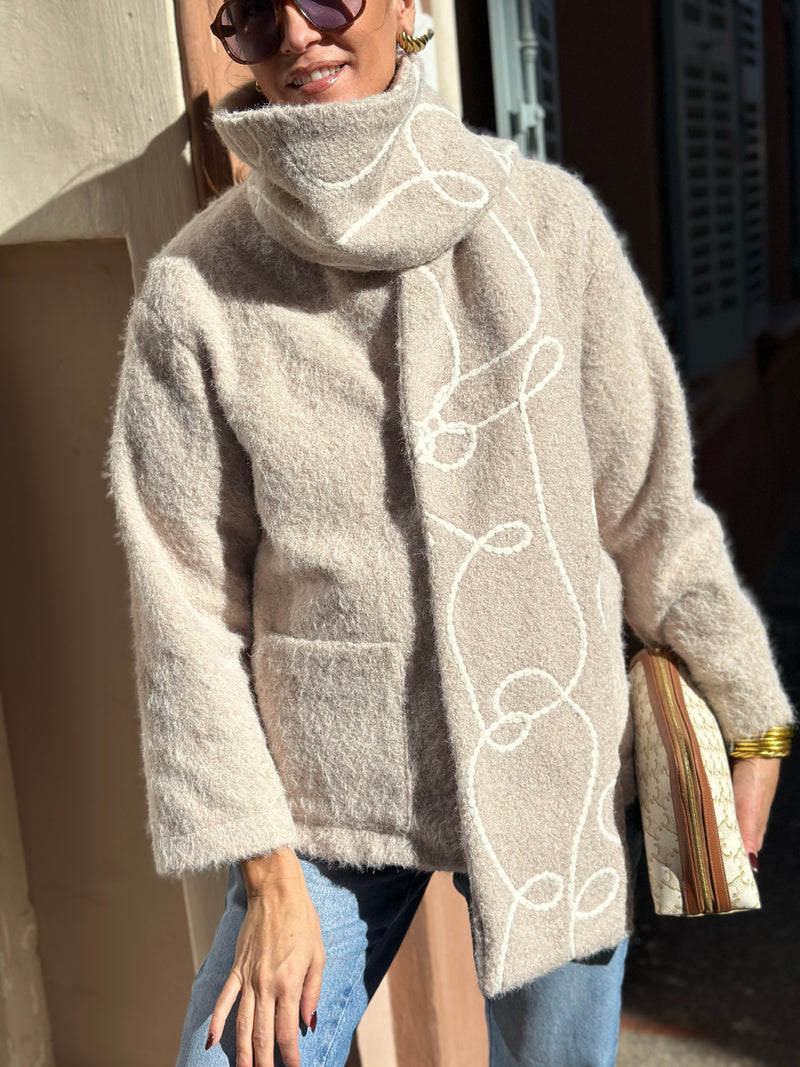 Adélaïse Coat (Sand)