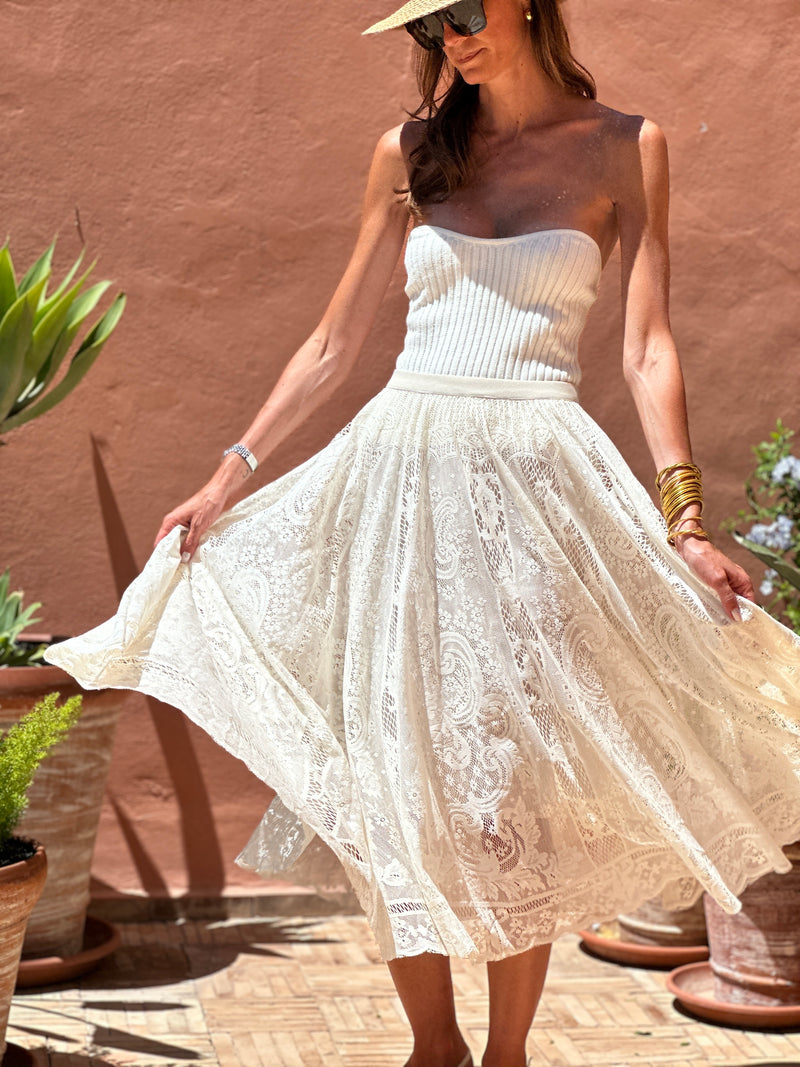 Aphrodite Bustier - White