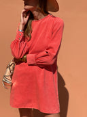 Robe Henriette - Corail