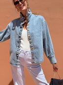 Abigaella Overshirt - Light Denim
