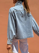 Abigaella Overshirt - Light Denim