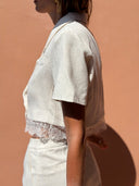 Masha Short Blazer - Ecru