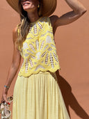 Top Sylvia - Jaune