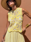 Top Sylvia - Jaune