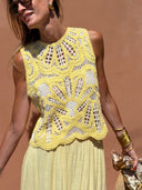 Top Sylvia - Jaune
