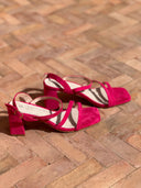 Sandales Aglaé - Fuchsia