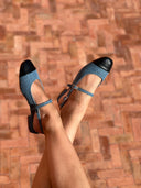 SlingBack Maria - Jeans