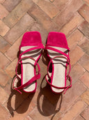 Sandales Aglaé - Fuchsia