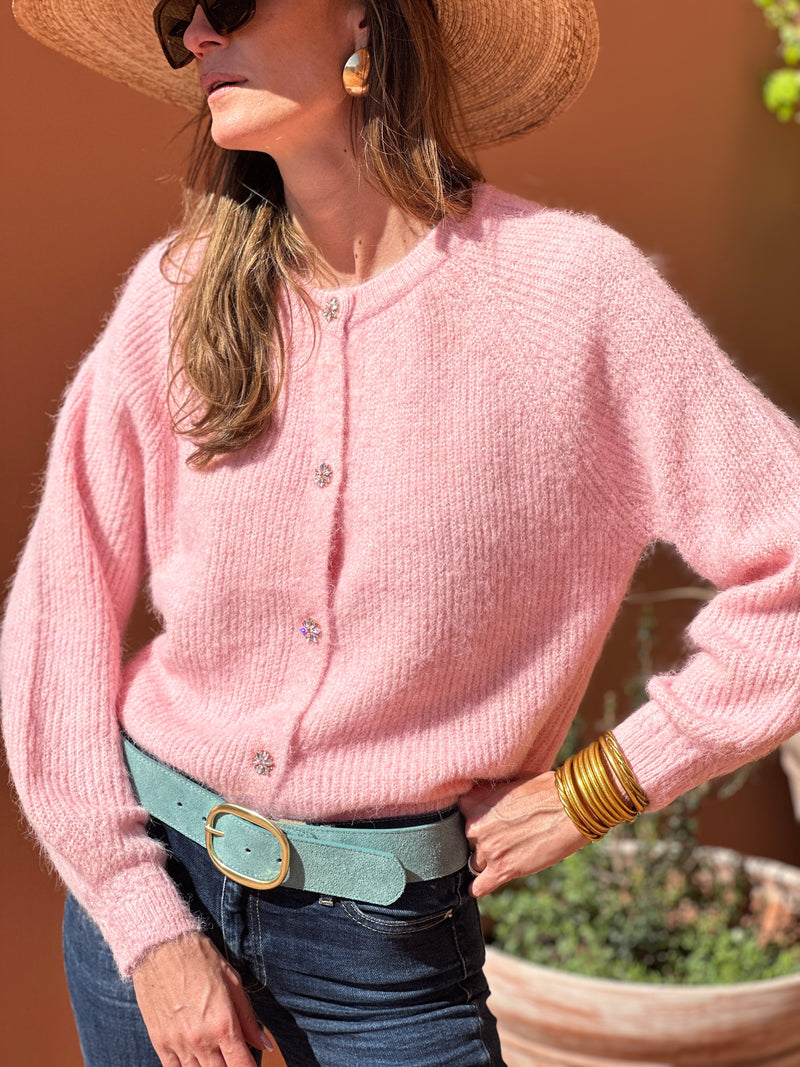 Oxane Cardigan - Pink