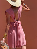 Robe Adélaide Courte - Rose