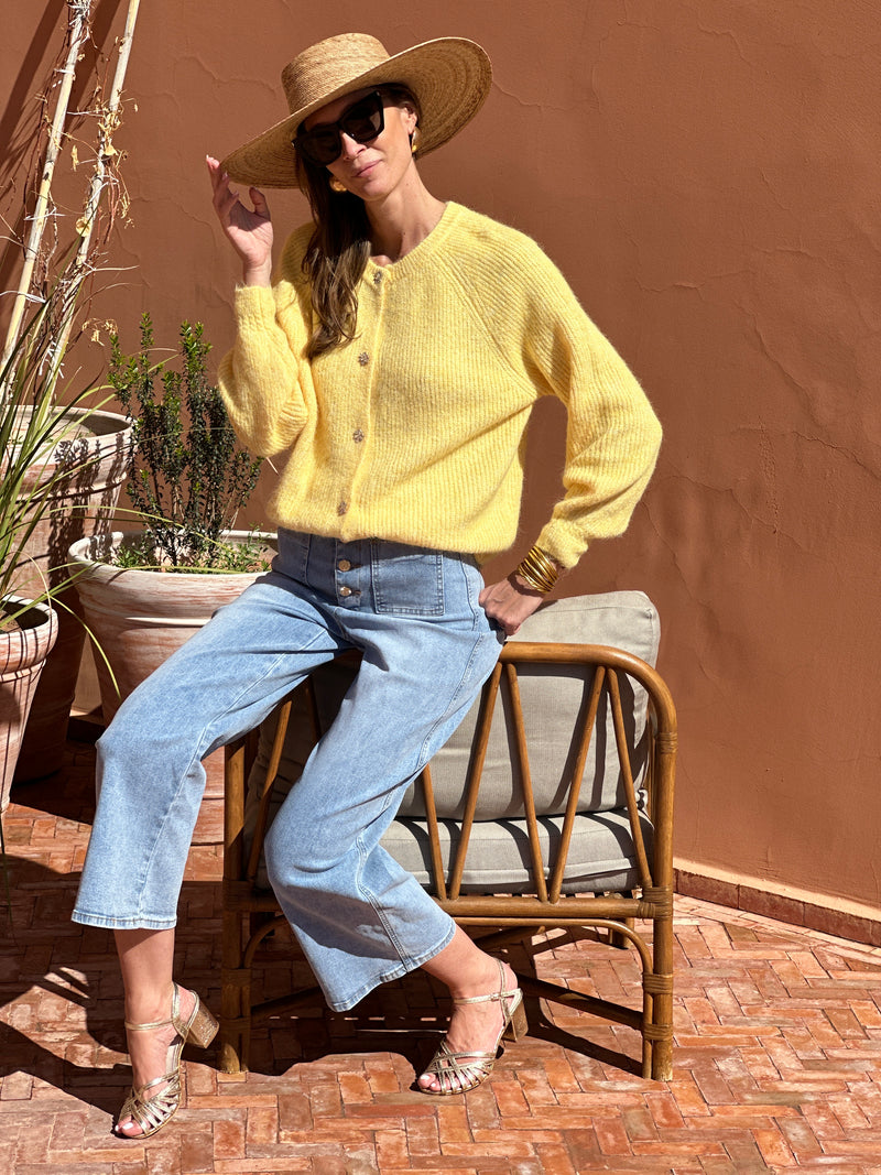 Oxane Cardigan - Yellow