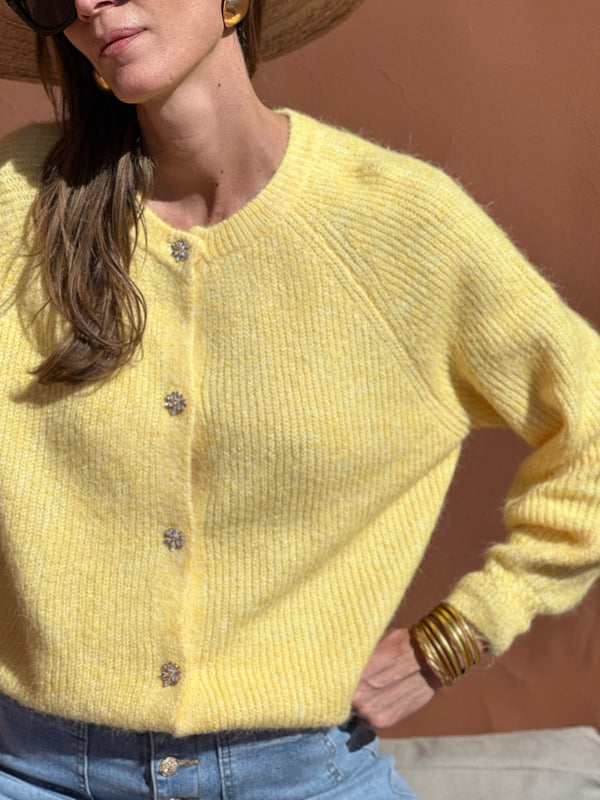 Oxane Cardigan - Yellow