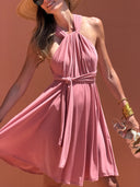 Robe Adélaide Courte - Rose