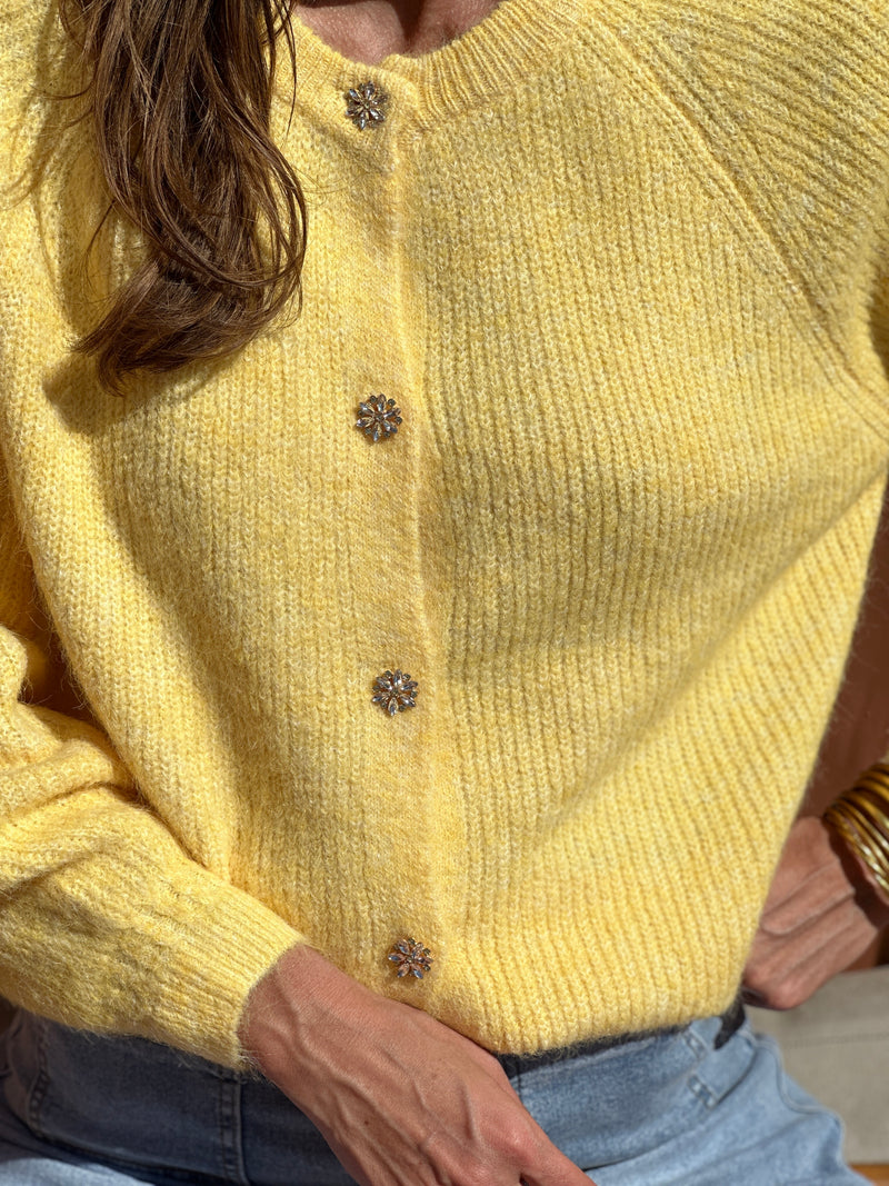 Oxane Cardigan - Yellow