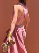 Robe Adélaide Courte - Rose