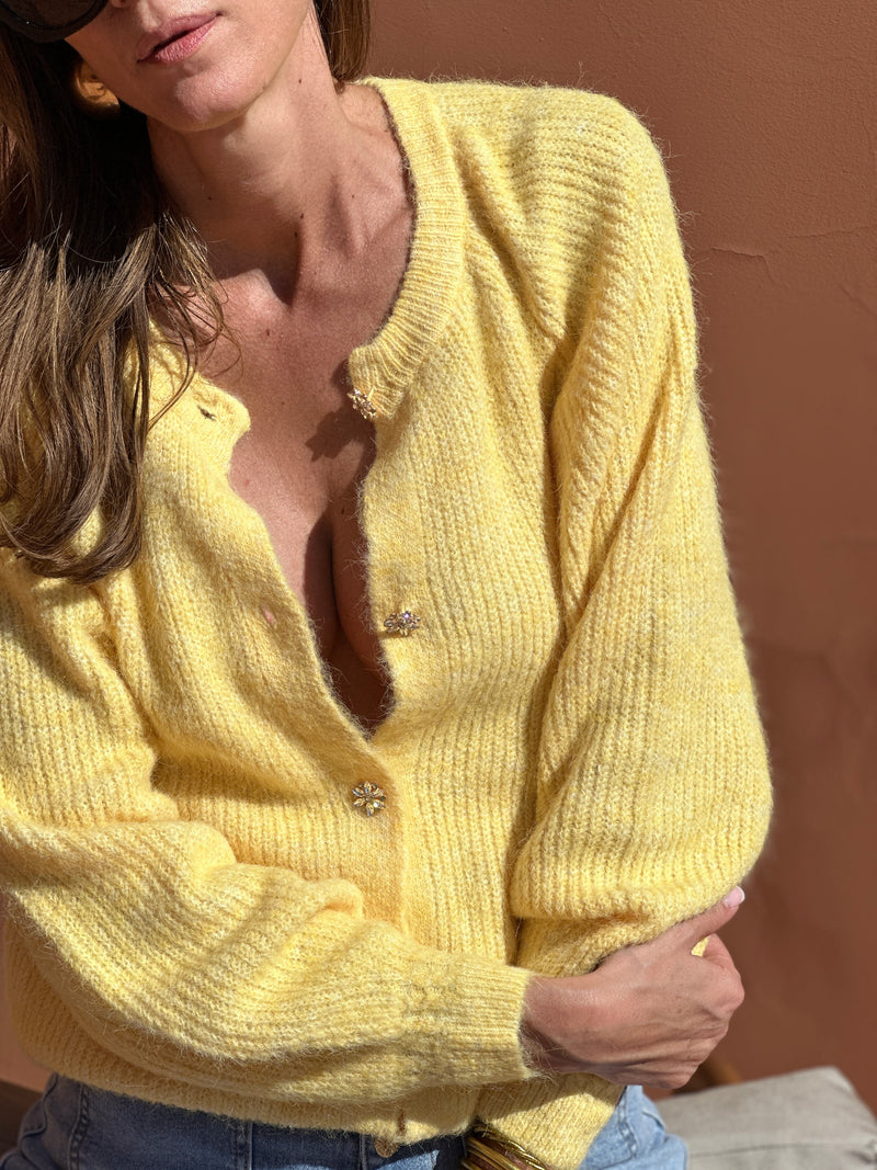 Oxane Cardigan - Yellow