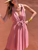 Robe Adélaide Courte - Rose