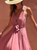 Robe Adélaide Courte - Rose
