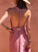 Robe Adélaide Courte - Rose