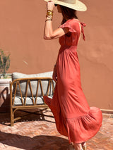 Appoline Dress - Terracotta