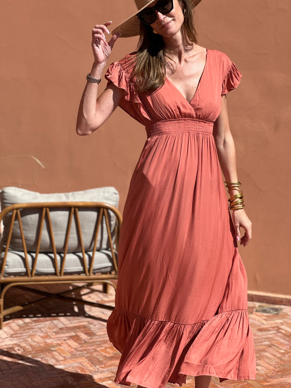 Appoline Dress - Terracotta