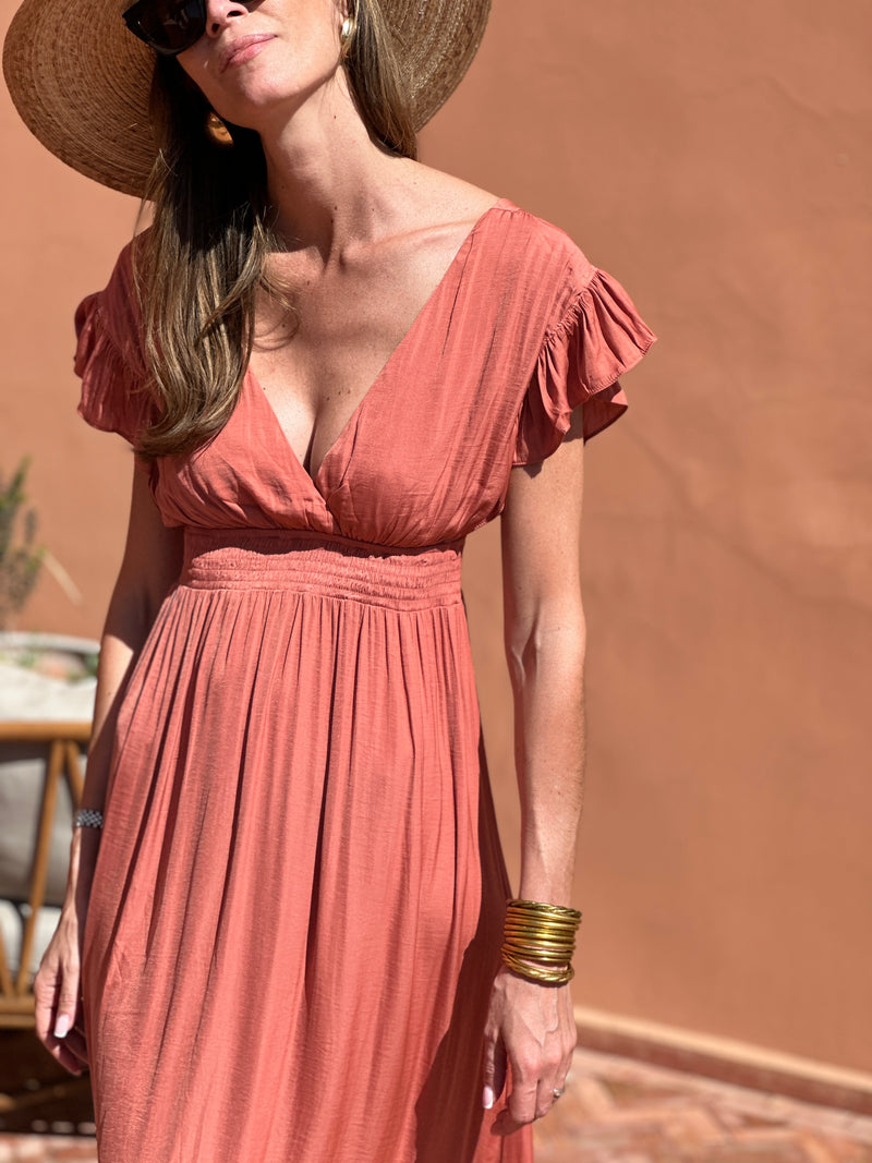 Appoline Dress - Terracotta