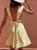 Robe Adélaide Courte - Jaune