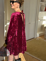 Isadora dress (burgundy)