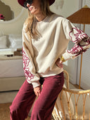 Ysabella Sweatshirt - Beige