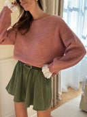 Amalia Shorts - Washed Khaki