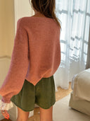 Amalia Shorts - Washed Khaki