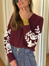Cardigan leopoldine