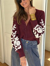 Cardigan leopoldine