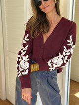 Cardigan leopoldine